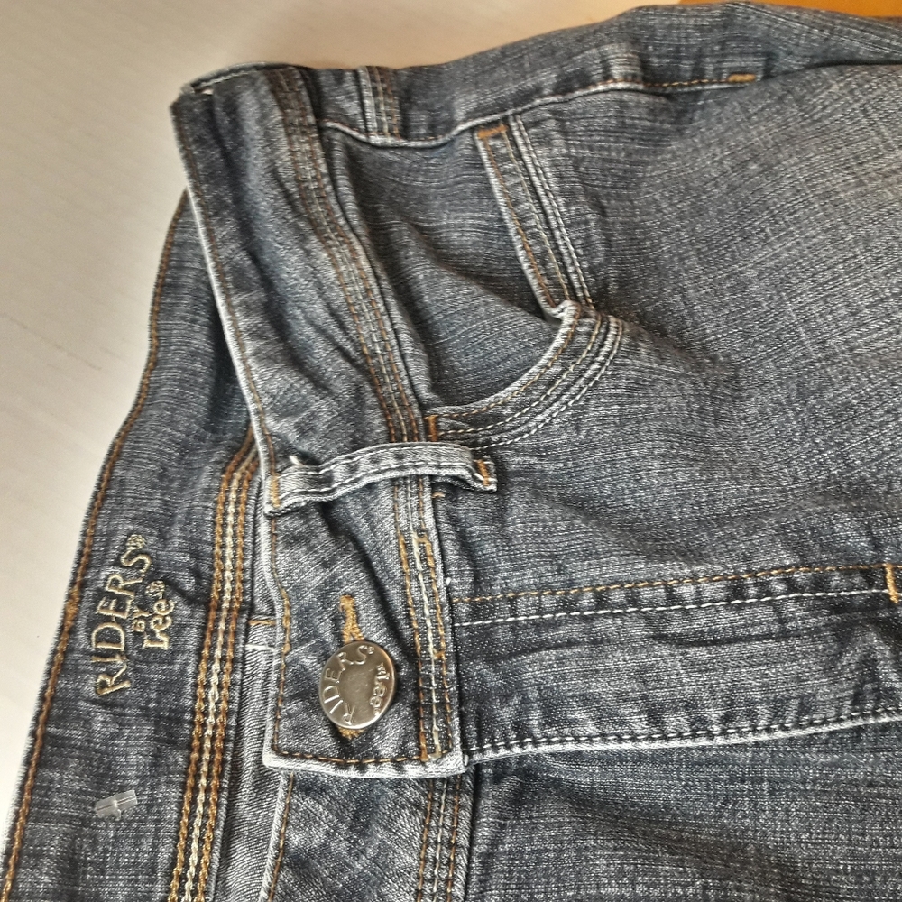 Lee Riders Jeans 12p blue jean denim cotton petite - Picture 9 of 11